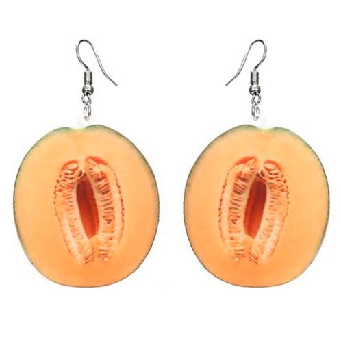 Fako Bijoux® - Oorbellen - Groente & Fruit - Meloen, Handtassen en Accessoires, Oorbellen, Verzenden
