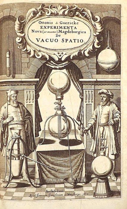 GUERICKE (Otto von) - EXPERIMENTA NOVA (UT VOCANTUR), Antiek en Kunst, Antiek | Boeken en Manuscripten