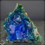 Cluster de fluorite unique – Beauté cristalline en vert