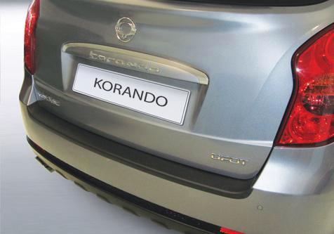 Achterbumper Beschermer | SsangYong Korando 2011- | ABS Kuns, Auto diversen, Auto-accessoires, Nieuw, Verzenden