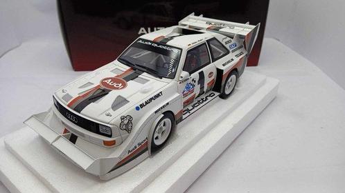Autoart 1:18 - Modelauto - Audi Quattro S1 Pikes Peak Winner, Hobby en Vrije tijd, Modelauto's | 1:5 tot 1:12