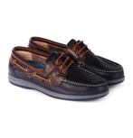 Dubarry Mariner Waterdichte Heren Bootschoen - Navy/Brown