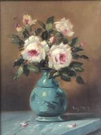 Tilly Moes  (1899-1979) - Stilleven rozen in vaas