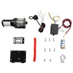vidaXL Elektrische lier 12 V 1360 kg met montageplaat en