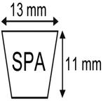 V-snaar spa 2882 - PZ CM 165/166/167 (Werktuigen), Zakelijke goederen, Landbouw | Werktuigen, Ophalen of Verzenden