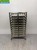 RVS Regaalwagen 20 x 1/1 GN met Dienbladen 81 cm Horeca, Zakelijke goederen, Ophalen of Verzenden, Nieuw in verpakking