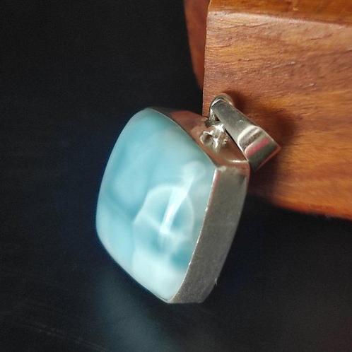 Pas de réserve - Larimar - Ciondolo argent 925 - Hauteur : 1, Verzamelen, Mineralen en Fossielen