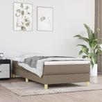vidaXL Boxspring bed 80x200 cm stof taupe, Verzenden