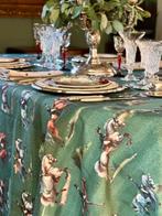 Toile de jouy tafelkleed met ruiters voor grote tafels. -, Antiek en Kunst