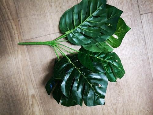 Monstera Blad Medium Zijdenbloem Botanical Style, Hobby en Vrije tijd, Knutselen, Nieuw