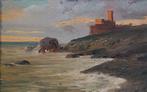 Giambattista Conti (1878-1970) - Scogliera al tramonto, Antiek en Kunst