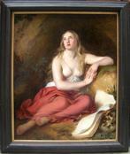 Josef Neugebauer (1810-1895) - Mary Magdalene, Antiek en Kunst, Kunst | Schilderijen | Klassiek