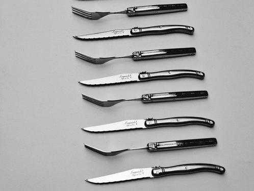 Laguiole - 6x forks and 6x Knives - completely stainless, Antiek en Kunst, Antiek | Keukengerei