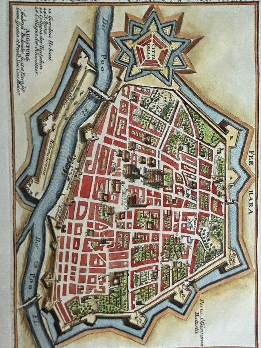 Italie - Émilie-Romagne // Ferrare; Gabriel Bodenehr il, Livres, Atlas & Cartes géographiques