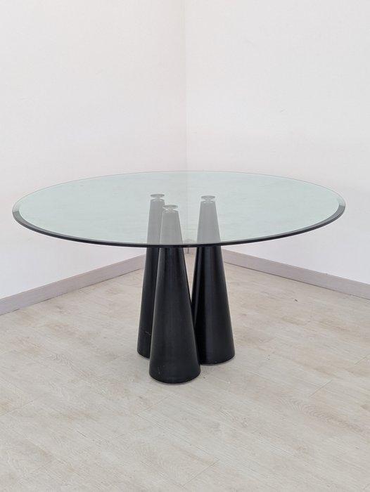 Tafel - Glas, Hout, Metaal, Antiek en Kunst, Kunst | Designobjecten