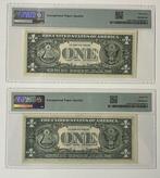 Verenigde Staten van Amerika. - 2 x 1 Dollar - 1974 - incl.