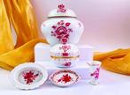 Herend - Koffieservies (5) - pink Apponyi pattern - side