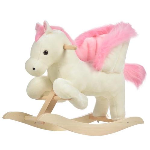 TRUUSK Kinderhobbelpaard - Babyschommeldier met Dierengeluid, Kinderen en Baby's, Speelgoed | Buiten | Speelhuisjes, Verzenden