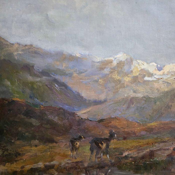 Leonardo Roda (1868-1933) - Paesaggio, Antiek en Kunst, Kunst | Schilderijen | Klassiek