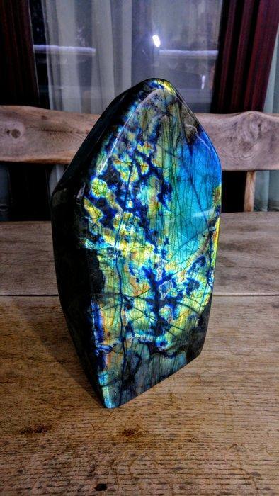 labradoriet 9,7 kg - Huge Silver - Gold Green Opal +, Antiquités & Art, Curiosités & Brocante