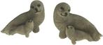 Zeehond met baby 11cm / stuk, Nieuw