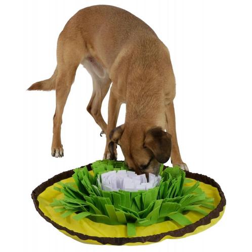 Snuffelkleed bowl geel/groen/wit, Ø 60 cm - kerbl, Dieren en Toebehoren, Honden-accessoires, Nieuw