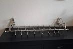 Kapstok - Metaal, Aluminium, Verchroomd - 103 breed-16 haken, Antiek en Kunst