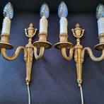 Lampe murale (2) - Bronze doré - Louis XVI-stijl / empire