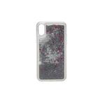 Glamour backcover voor  iPhone X - zilver glitters, Télécoms, Télécommunications Autre, Verzenden