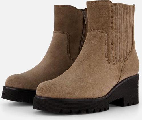 Gabor Chelsea boots taupe Suede - Dames - Maat 42 (Mode), Kleding | Dames, Schoenen, Nieuw, Verzenden