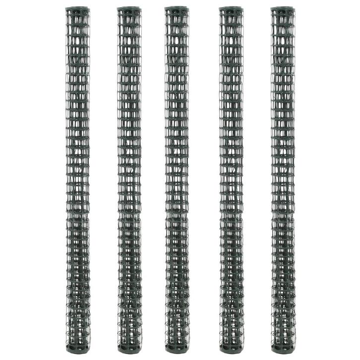 vidaXL Tuinhekken gaas 5 st 1x1,2 m HDPE groen, Tuin en Terras, Tuinhekken en Hekwerk, Nieuw, Verzenden