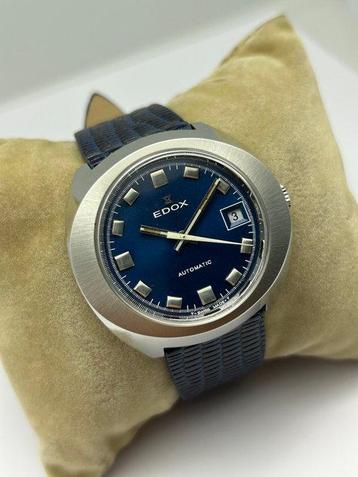 Edox - Blue Dial Automatic - Zonder Minimumprijs - Heren -