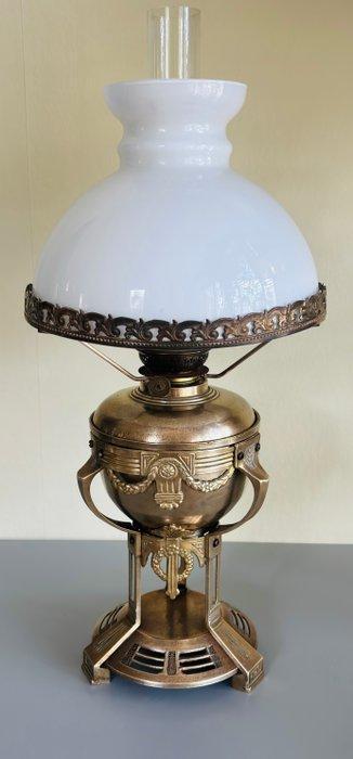 Olielamp - mesing-koper - Barok olielamp, Antiek en Kunst, Antiek | Overige Antiek