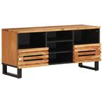 vidaXL Tv-meubel 100x34x46 cm massief acaciahout, Huis en Inrichting, Verzenden, Nieuw