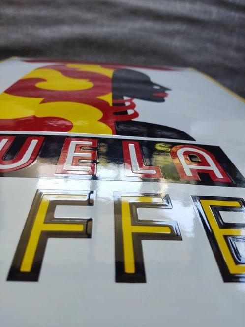 Zuela Kaffee - Reclamebord - Emaille, emaillebord,, Antiek en Kunst, Antiek | Wandborden en Tegels