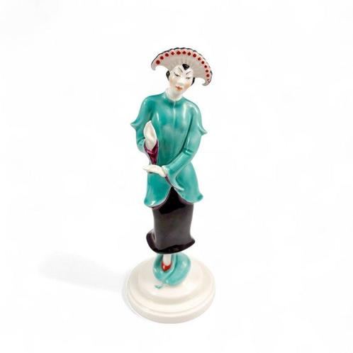Royal Worcester - Beeldje - Vintage Chinoiserie figurine of, Antiek en Kunst, Antiek | Glaswerk en Kristal