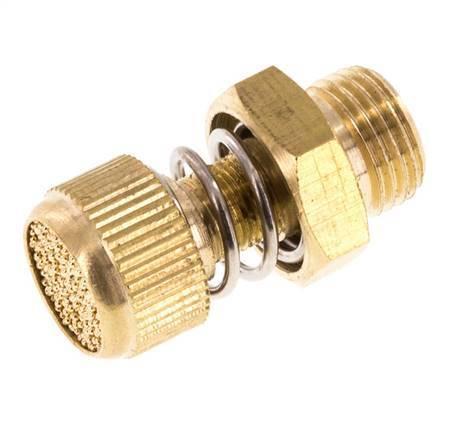 Silencieux de Contrôle du Débit en Laiton G1/8 Avec Vis, Doe-het-zelf en Bouw, Gereedschap | Overige machines, Verzenden