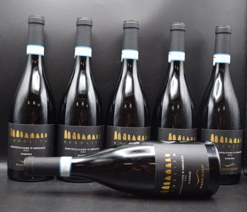 2019 Piandimare, Monolith - Abruzzo DOC - 6 Flessen (0.75, Verzamelen, Wijnen