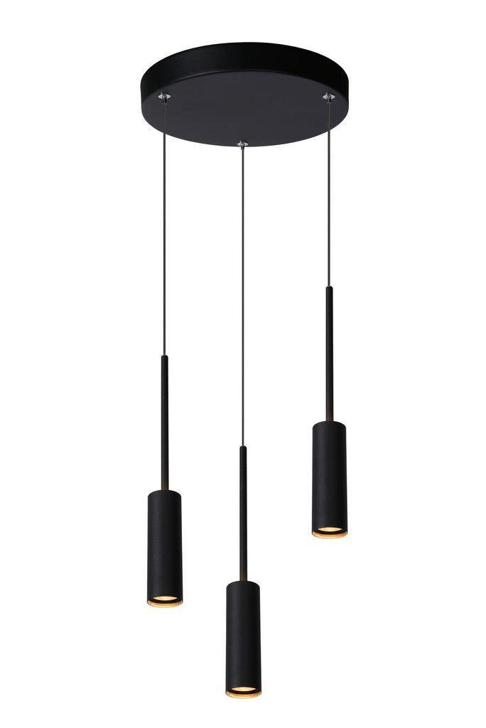 Hanglamp Lucide TUBULE -  - Ø 26 cm - 3x7W 2700K -, Maison & Meubles, Lampes | Suspensions, Envoi