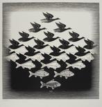 M.C. Escher (1898-1972) - Ciel et Eau, Antiek en Kunst