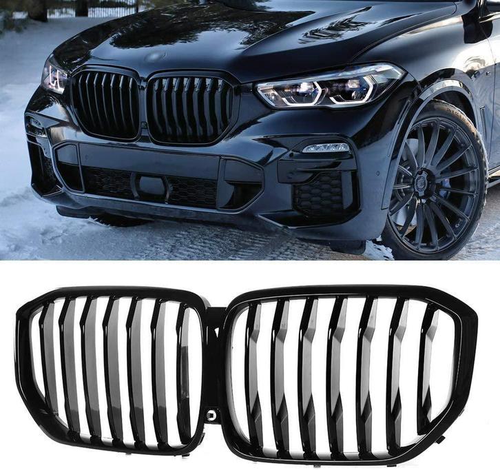 Hoogglans Zwarte Nieren (Grillen) BMW X5 G05 B1917, Auto-onderdelen, Carrosserie, Nieuw, BMW, Voor, Links, Rechts
