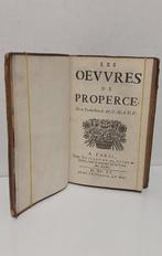 Properce , Sextus PROPERTIUS - Les œuvres de Properce [, Antiek en Kunst, Antiek | Boeken en Manuscripten