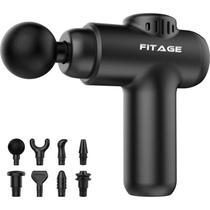 2dekans | FITAGE Massage Gun Mini - 8 Opzetstukken -, Doe-het-zelf en Bouw, Gereedschap | Overige machines, Ophalen of Verzenden