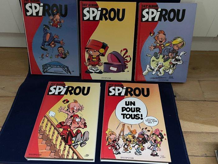 Spirou (magazine) - Albums N°240 au N°244 - 5 Album - Eerste, Livres, BD