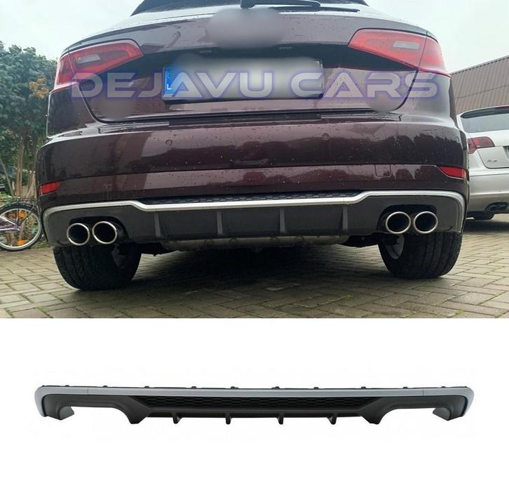 S3 Look Diffuser Platinum grijs voor Audi A3 8V Sportback /, Auto diversen, Tuning en Styling, Ophalen of Verzenden