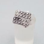 Argent, Bague Art Deco Tank, Markasieten - Bague