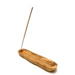 Wierookstokjeshouder ovaal glad 25 cm gemaakt van olijfhout, Huis en Inrichting, Woonaccessoires | Overige, Nieuw