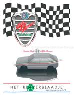 2020 ALFA ROMEO CLUB HET KLAVERBLAADJE 171 NEDERLANDS, Nieuw
