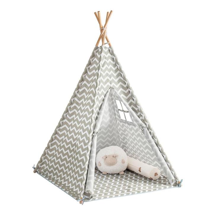Tweedekans | SoBuy OSS03 Tipi Tent Voor Kinderen 112 x 112 x, Kinderen en Baby's, Kinderkamer | Complete kinderkamers, Ophalen of Verzenden