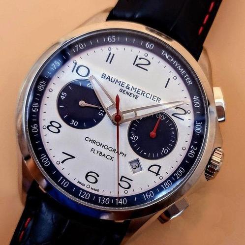 Baume & Mercier - Clifton Club Chronograph Flyback - 10368 -, Handtassen en Accessoires, Horloges | Heren